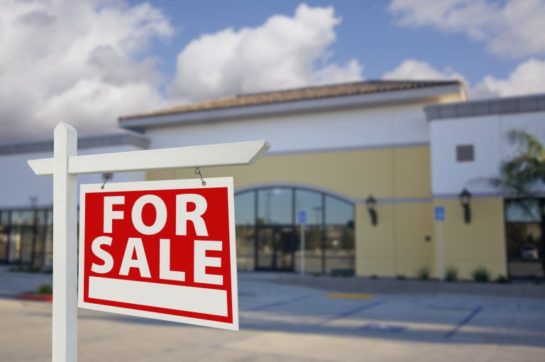 Commercial property for sale sign in Ottawa
