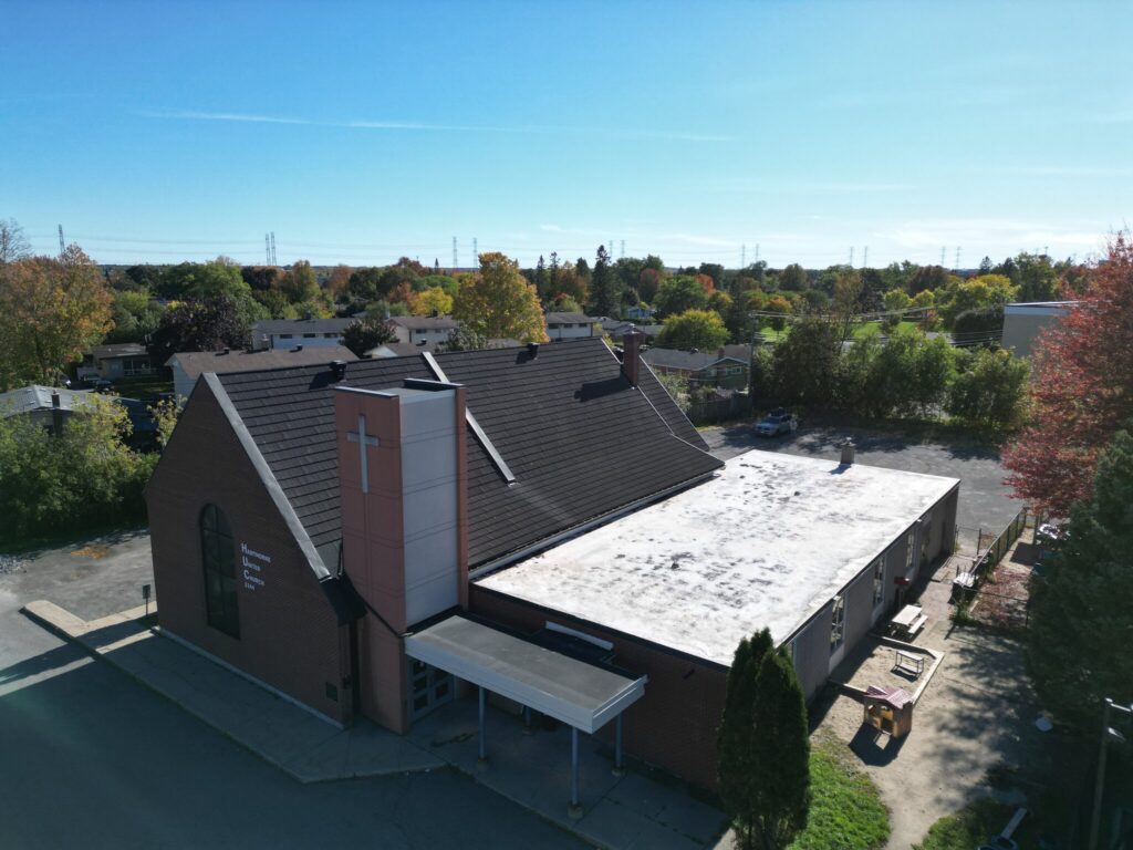 Aerial view of 2244 Russell Road, Ottawa, space for lease