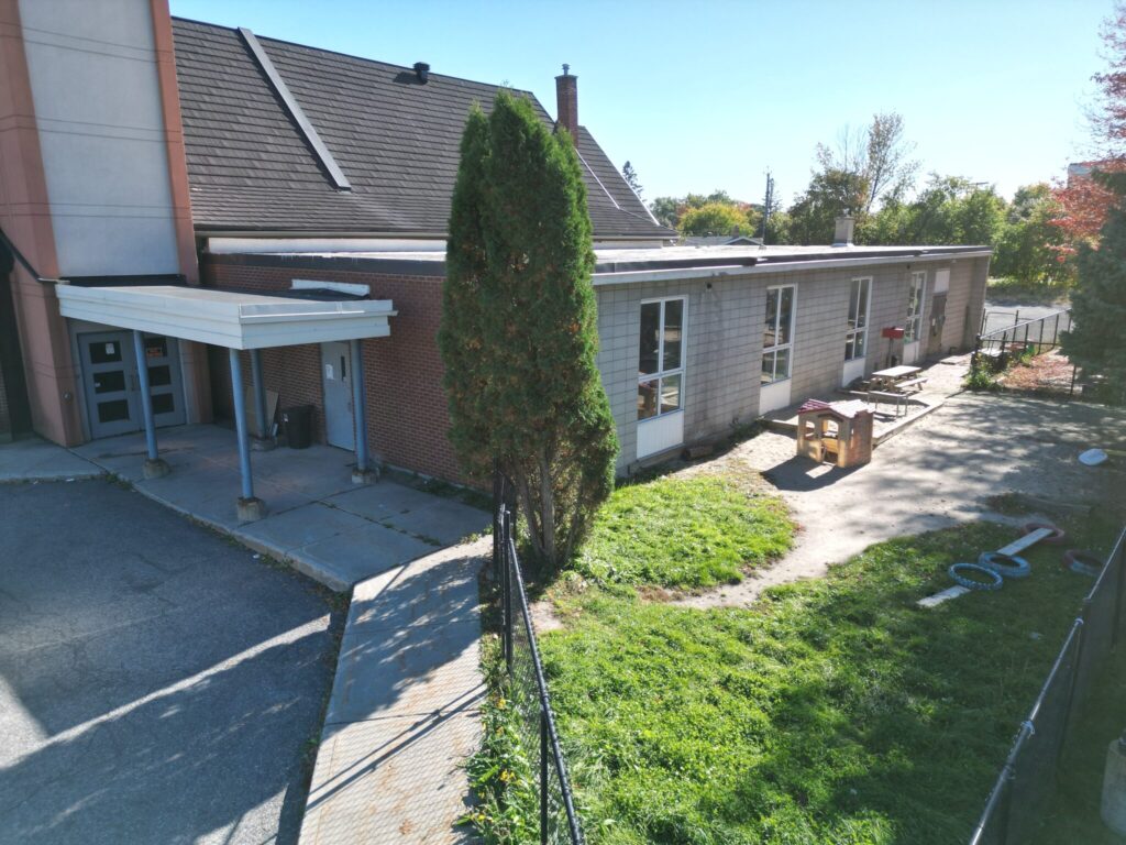 Side yard and entrance at 2244 Russell Road, Ottawa
