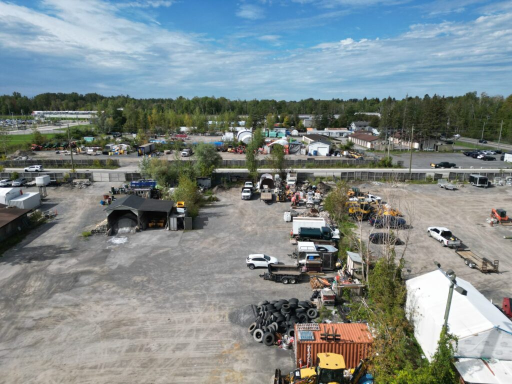 Small storage yard beside the large yard at 2538 Leitrim Road